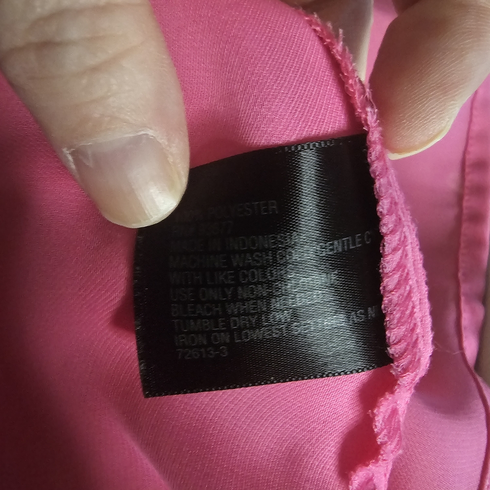 Worthington Pink Sleeveless Ruffle Blouse - Picture 5 of 5